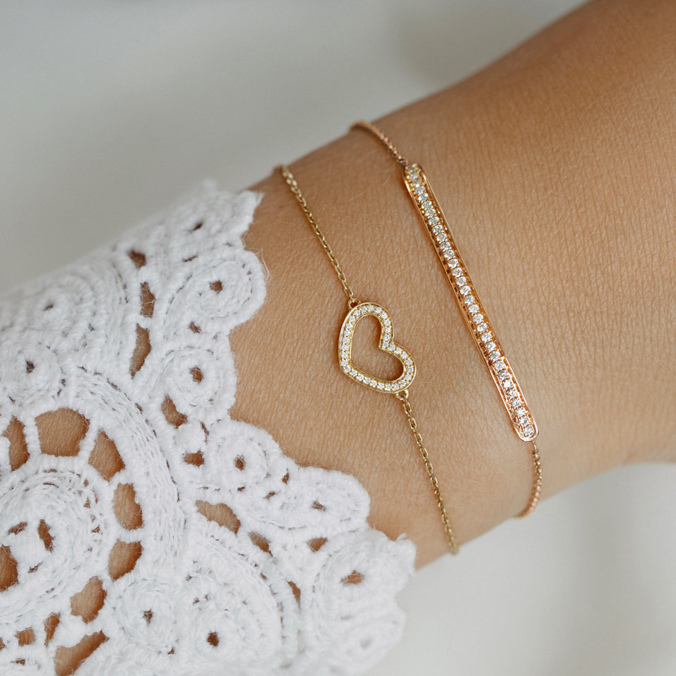 Náramok s diamantmi Line