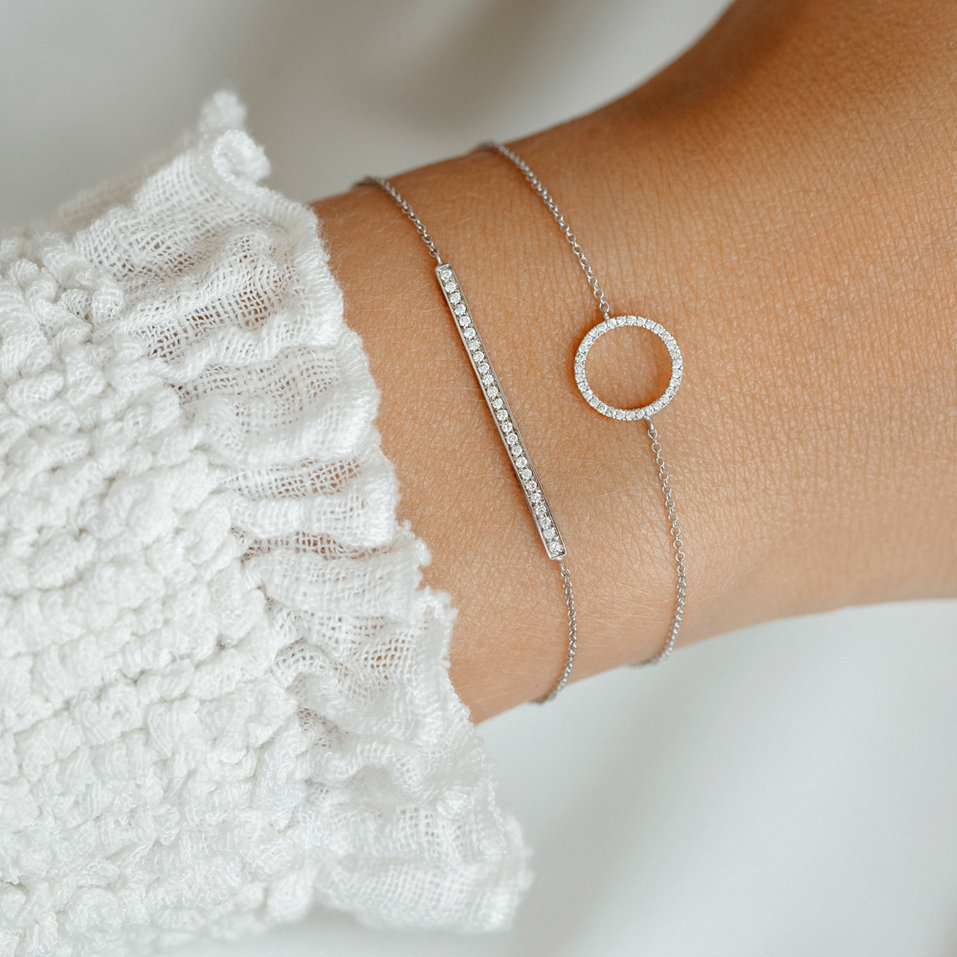 Náramok s diamantmi Line