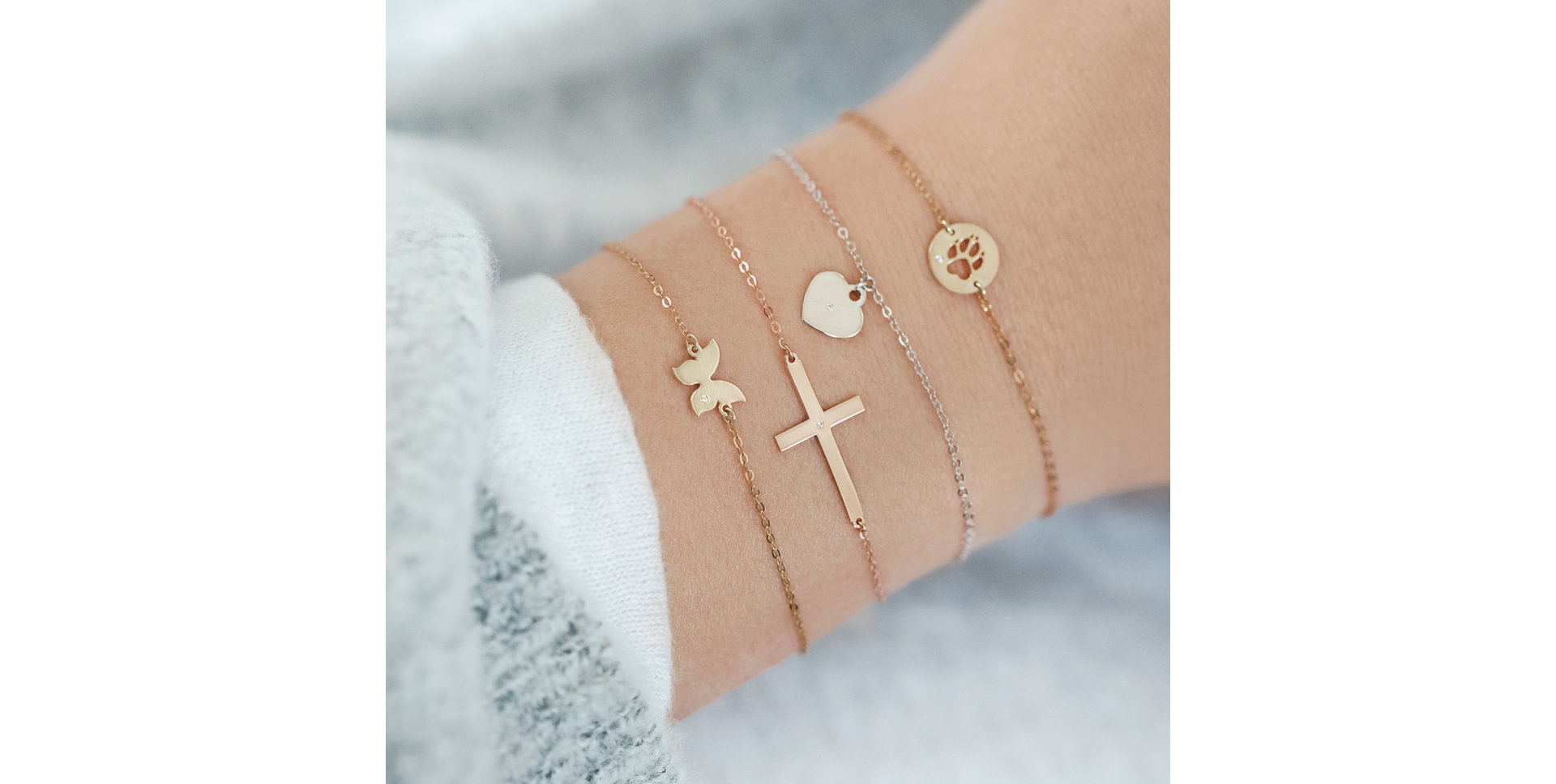 Náramok s diamantom Cross