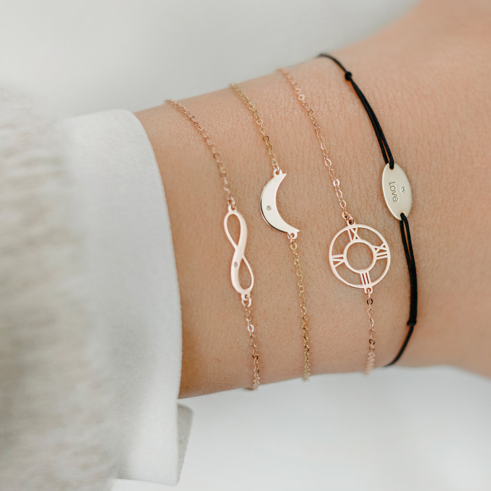 Náramok s diamantom Rome Time