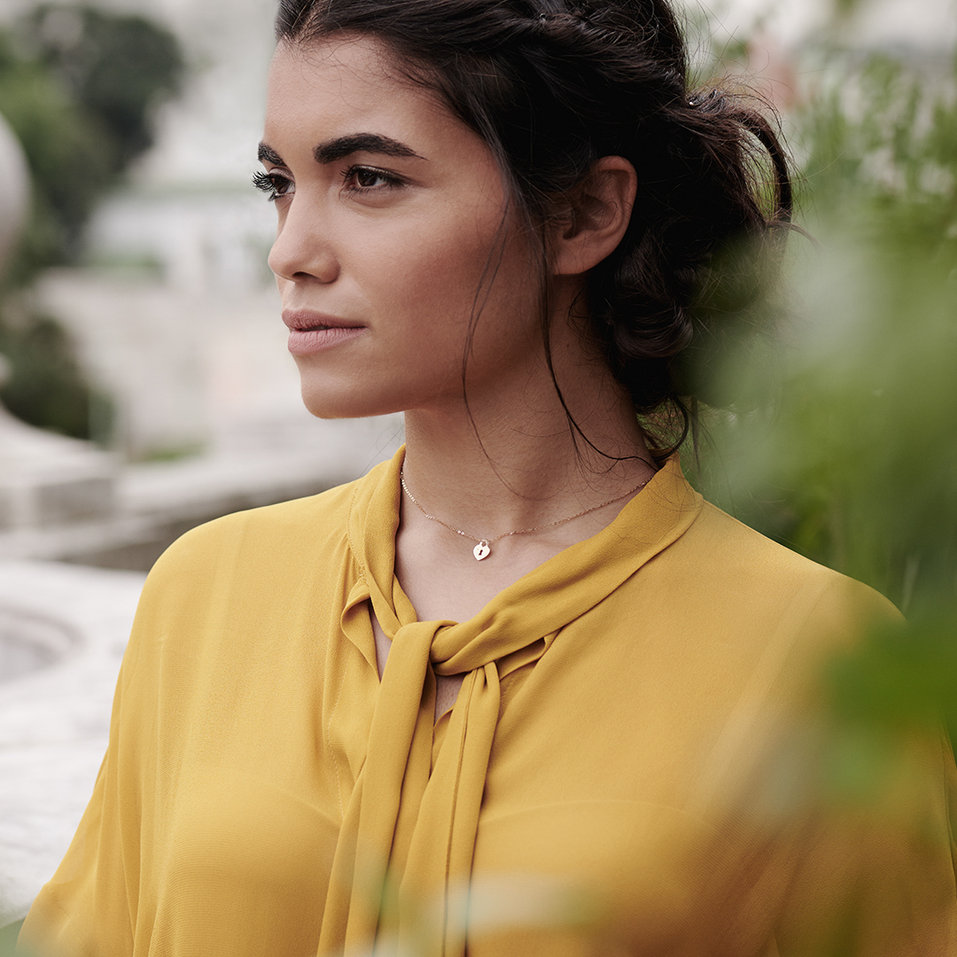 Náhrdelník s diamantom Little Love Lock