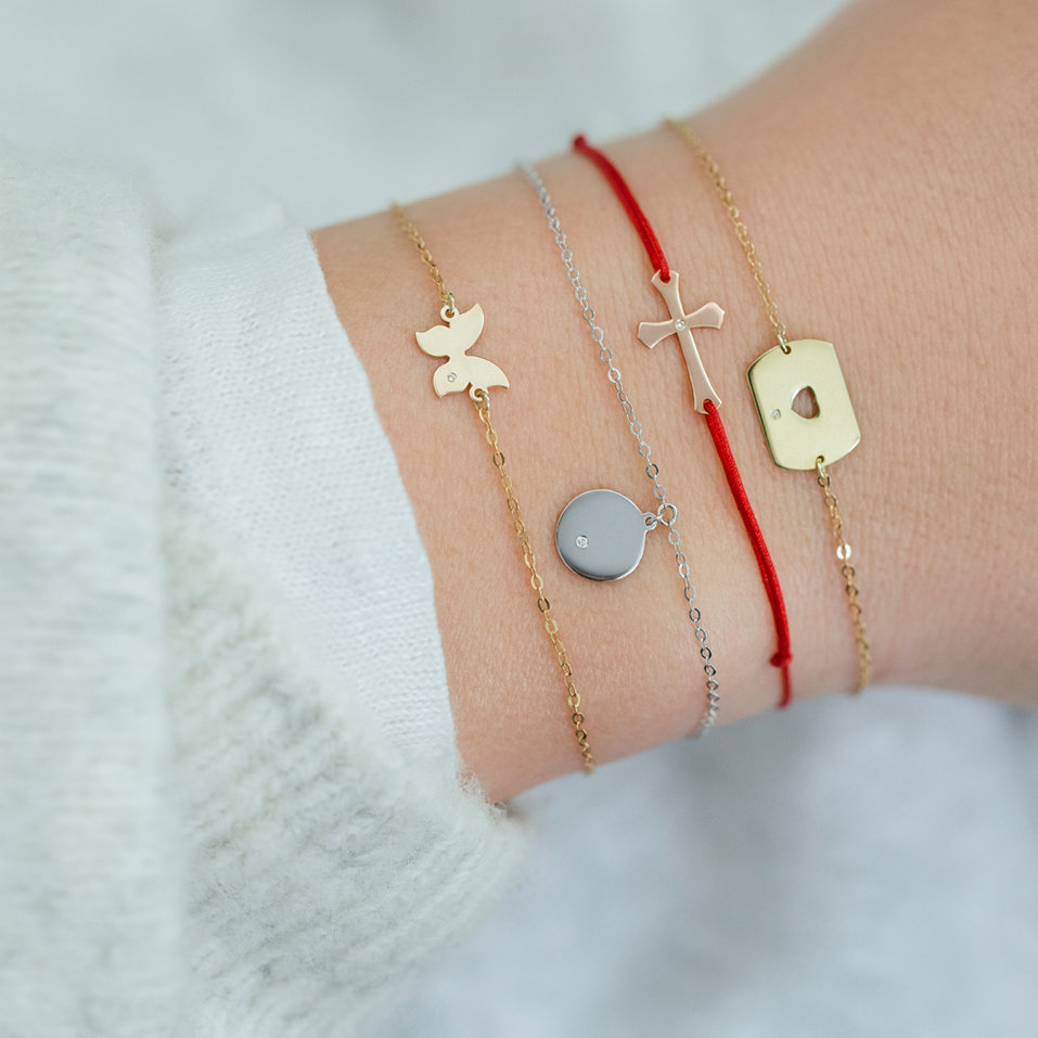 Náramok s diamantom Little Butterfly