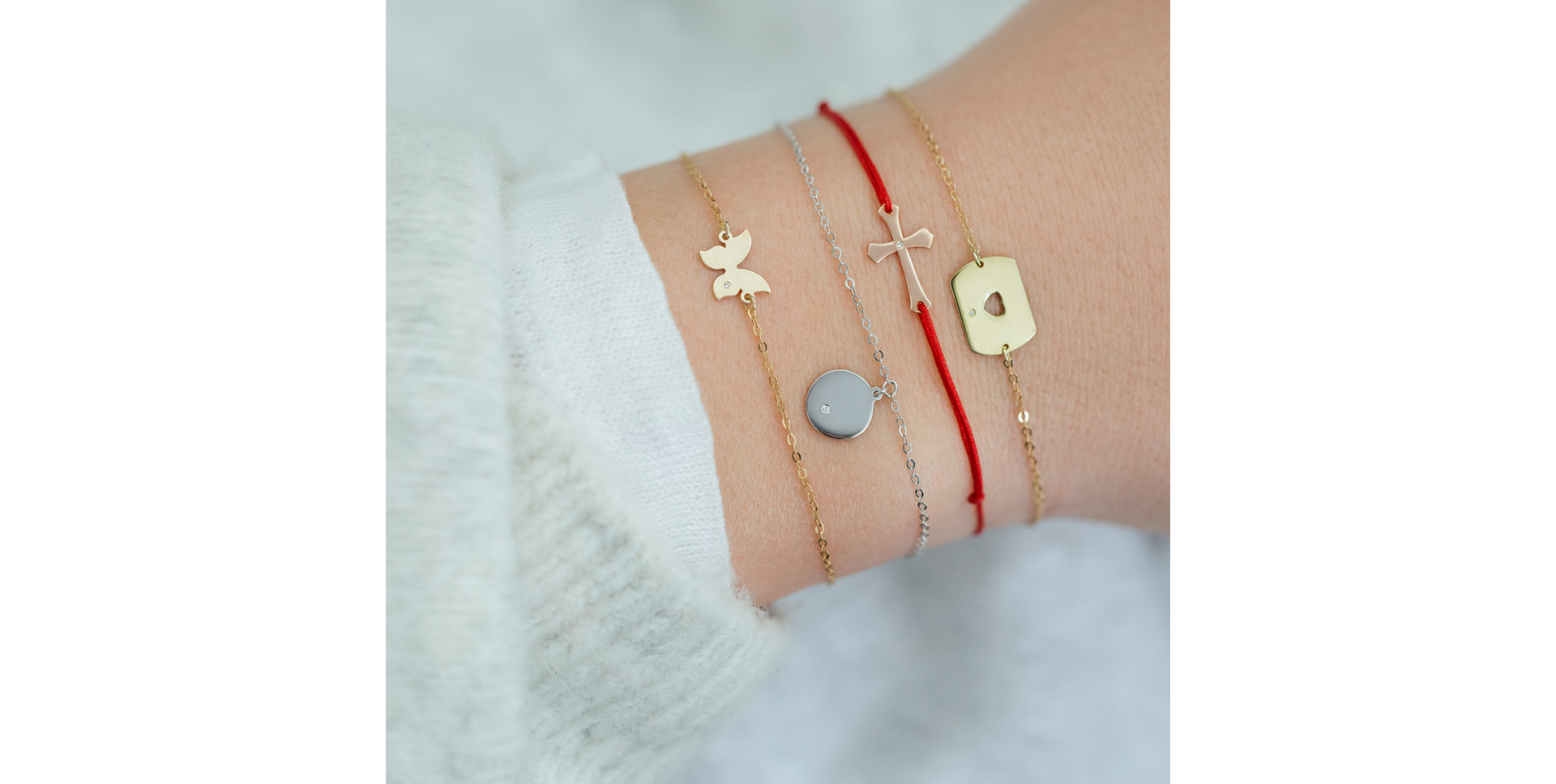 Náramok s diamantom Little Butterfly