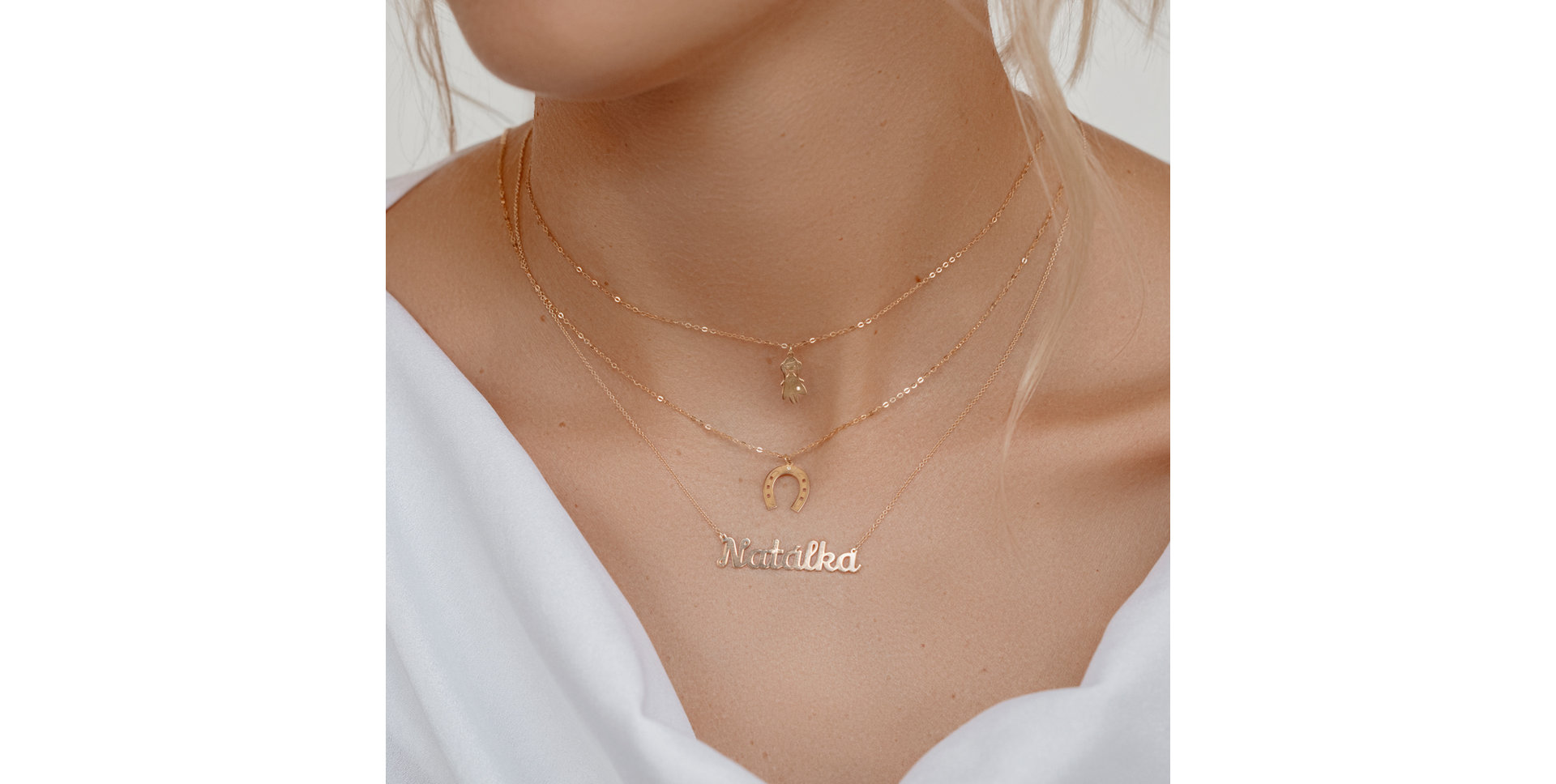 Náhrdelník s diamantom Girl