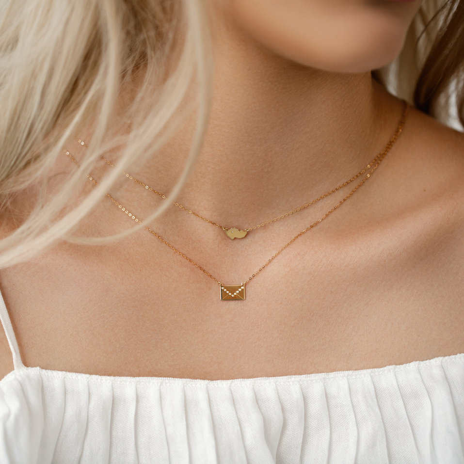 Náhrdelník s diamantom My Home