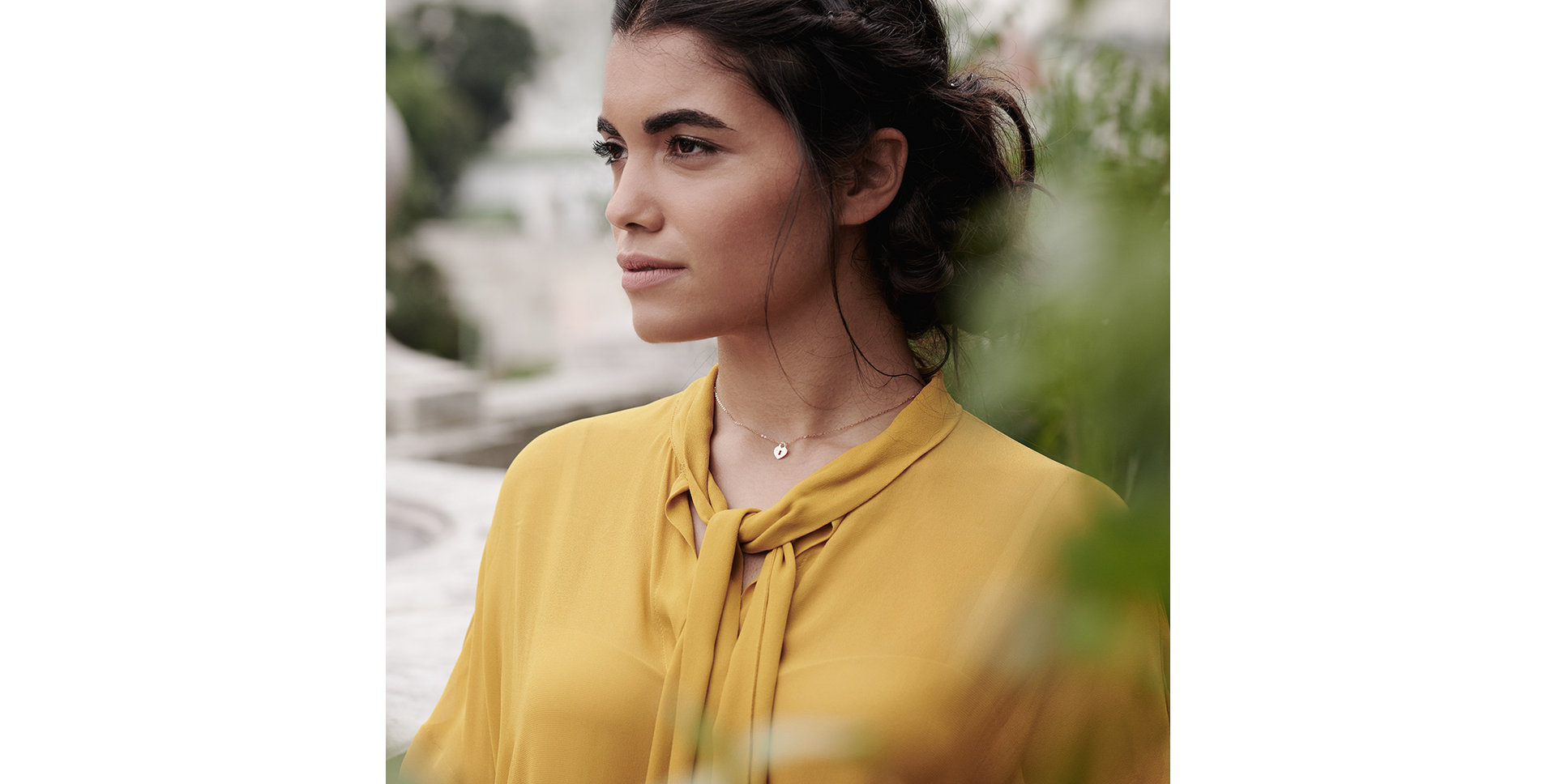 Náhrdelník s diamantom Heart Lock