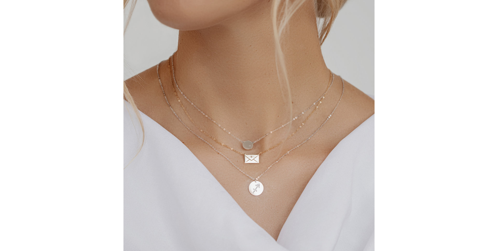 Náhrdelník s diamantmi Sagittarius