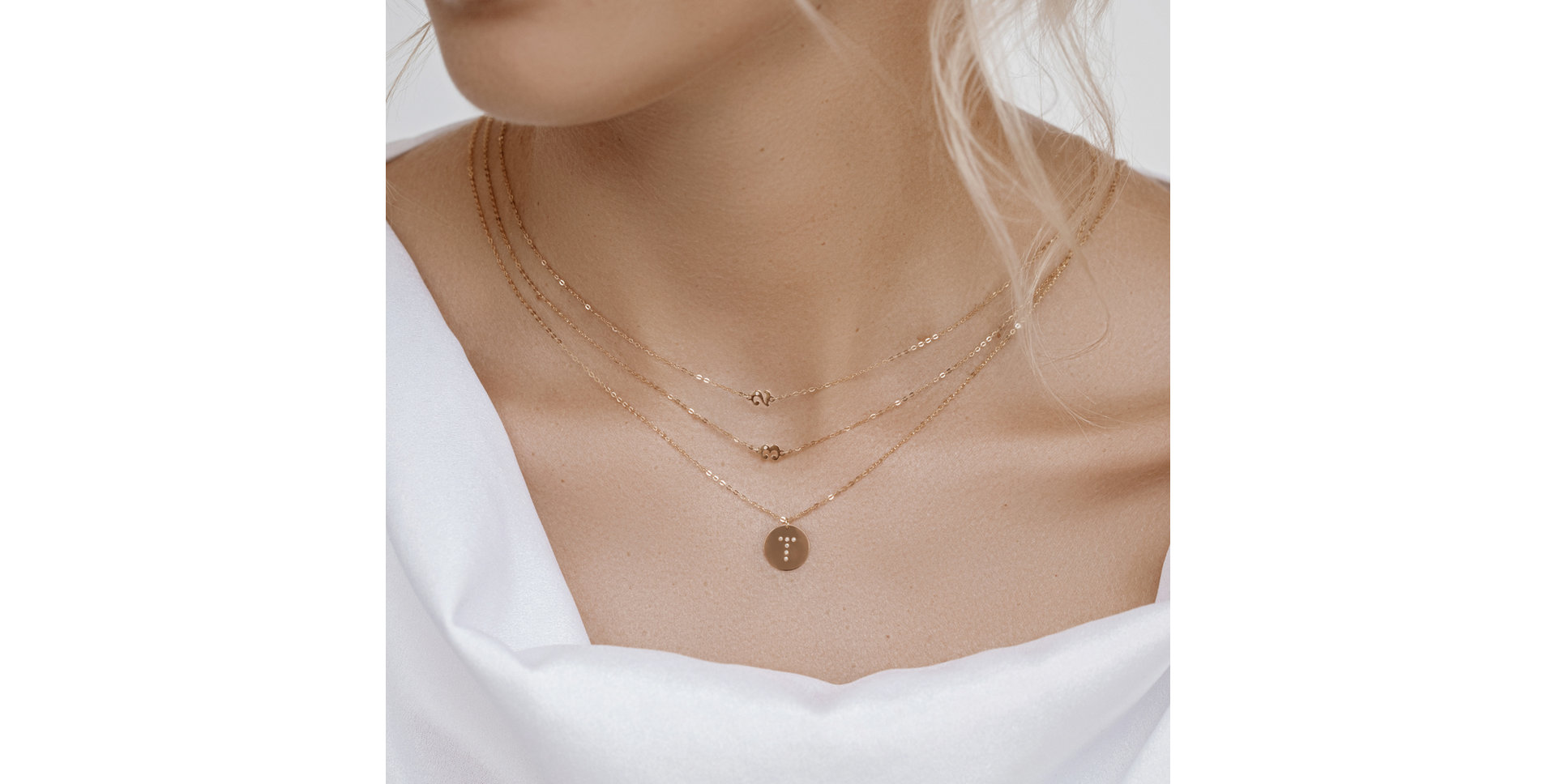 Náhrdelník s diamantom Lucky One