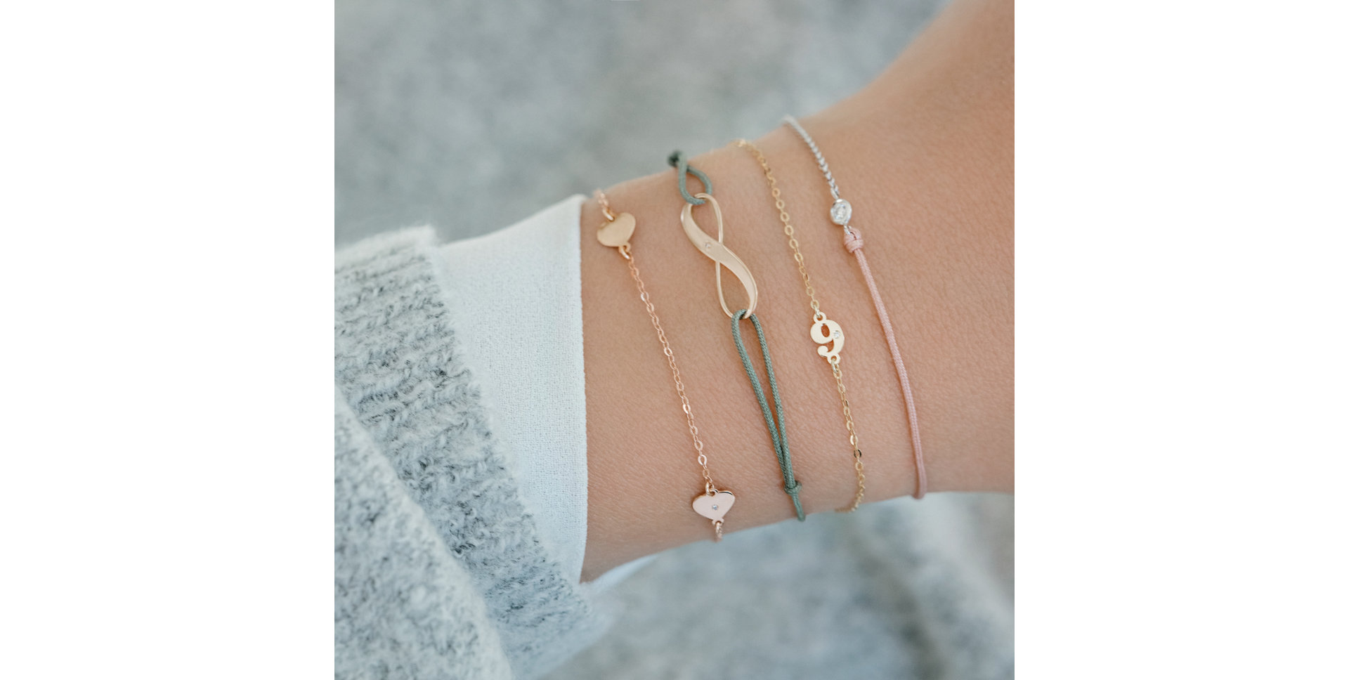 Náramok s diamantom Lucky Nine