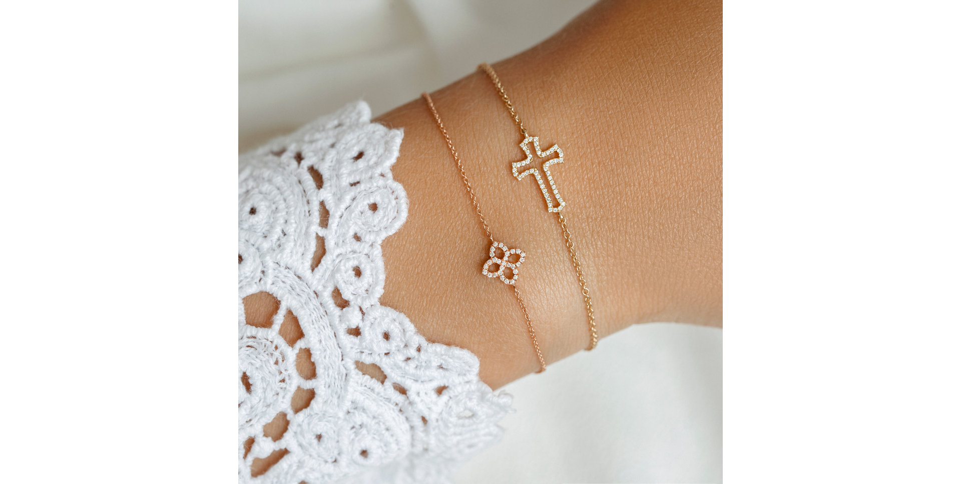 Náramok s diamantmi Cross