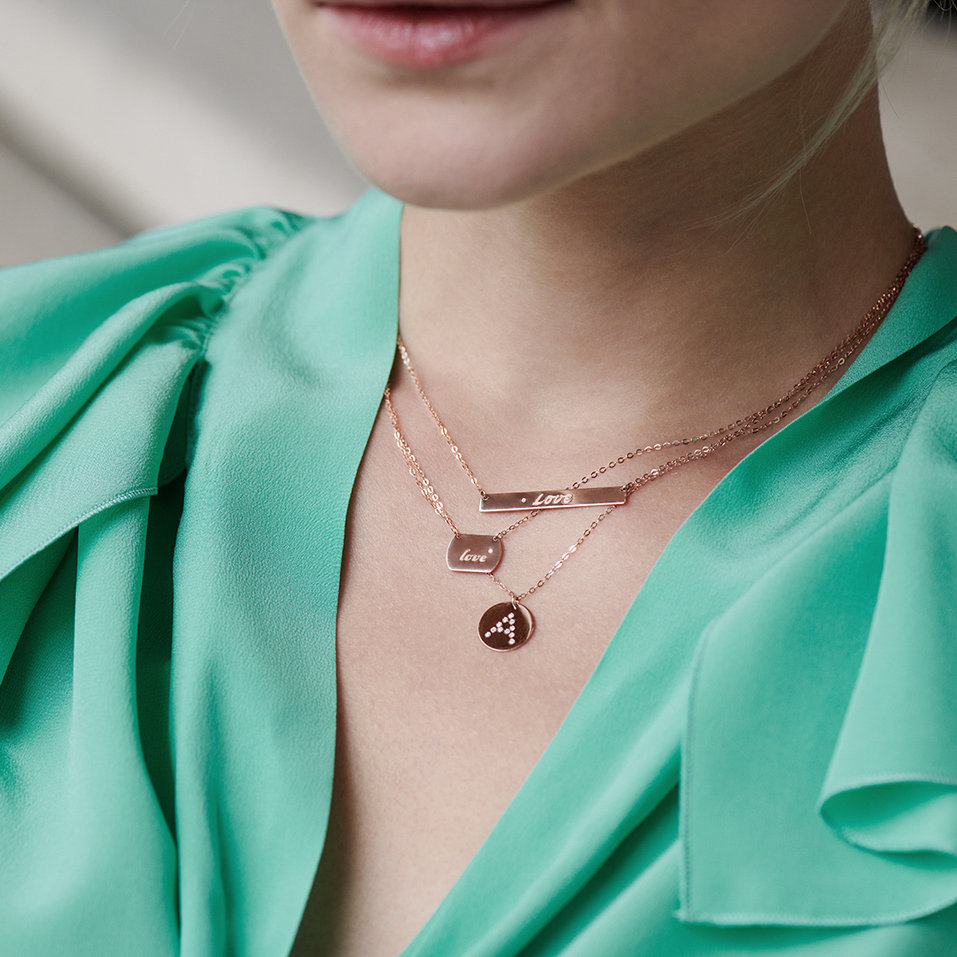 Náhrdelník s diamantmi Diamond Coins A