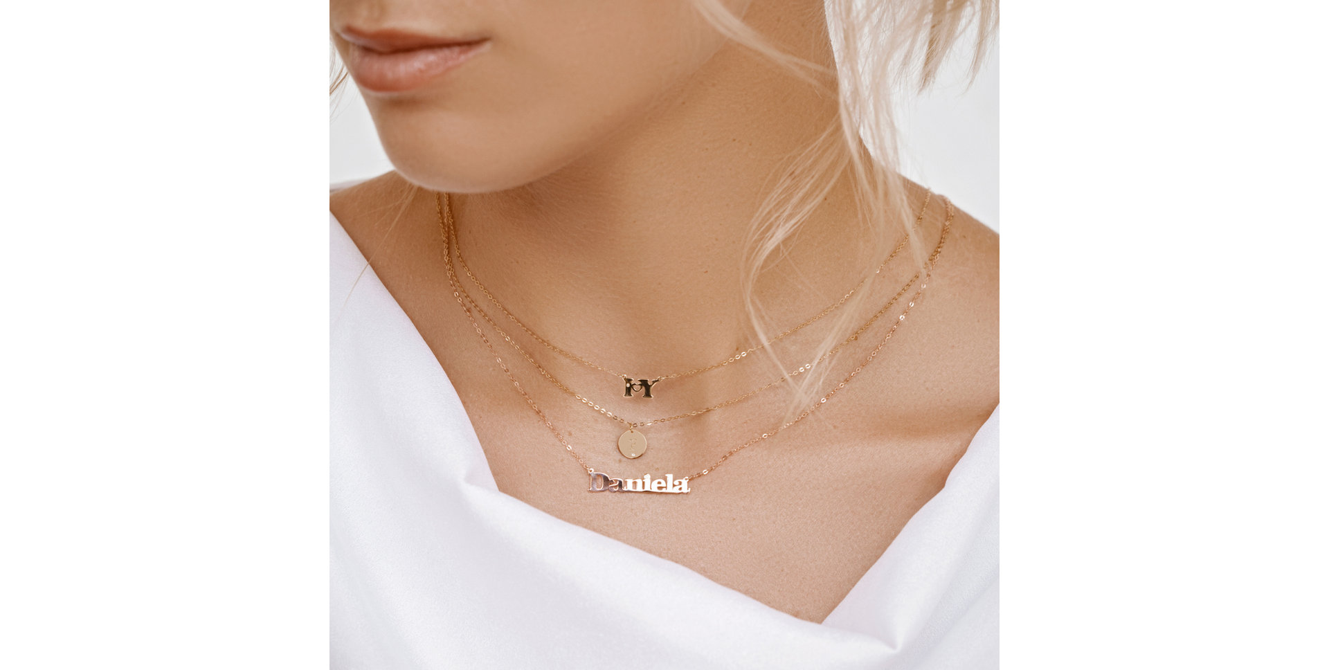 Náhrdelník s diamantom Little Coins F