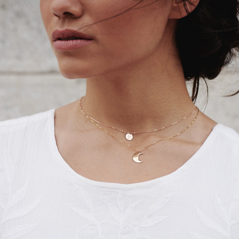 Náhrdelník s diamantom Little Coins H