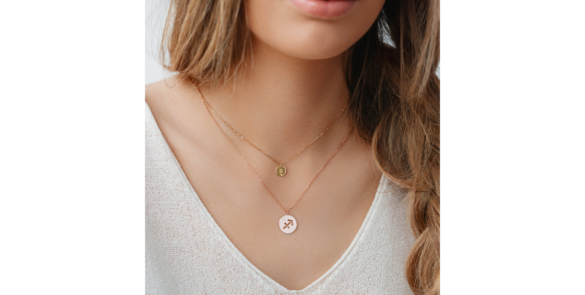 Náhrdelník s diamantom Little Coins S