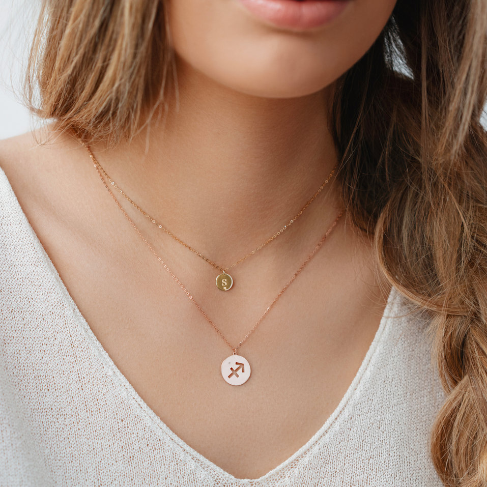 Náhrdelník s diamantom Little Coins S