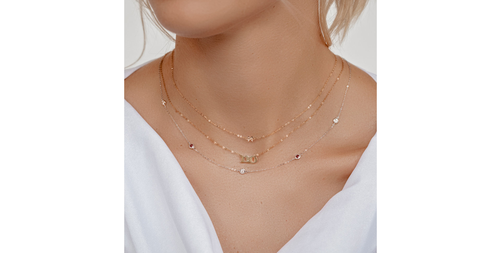 Náhrdelník s diamantom Big Line X