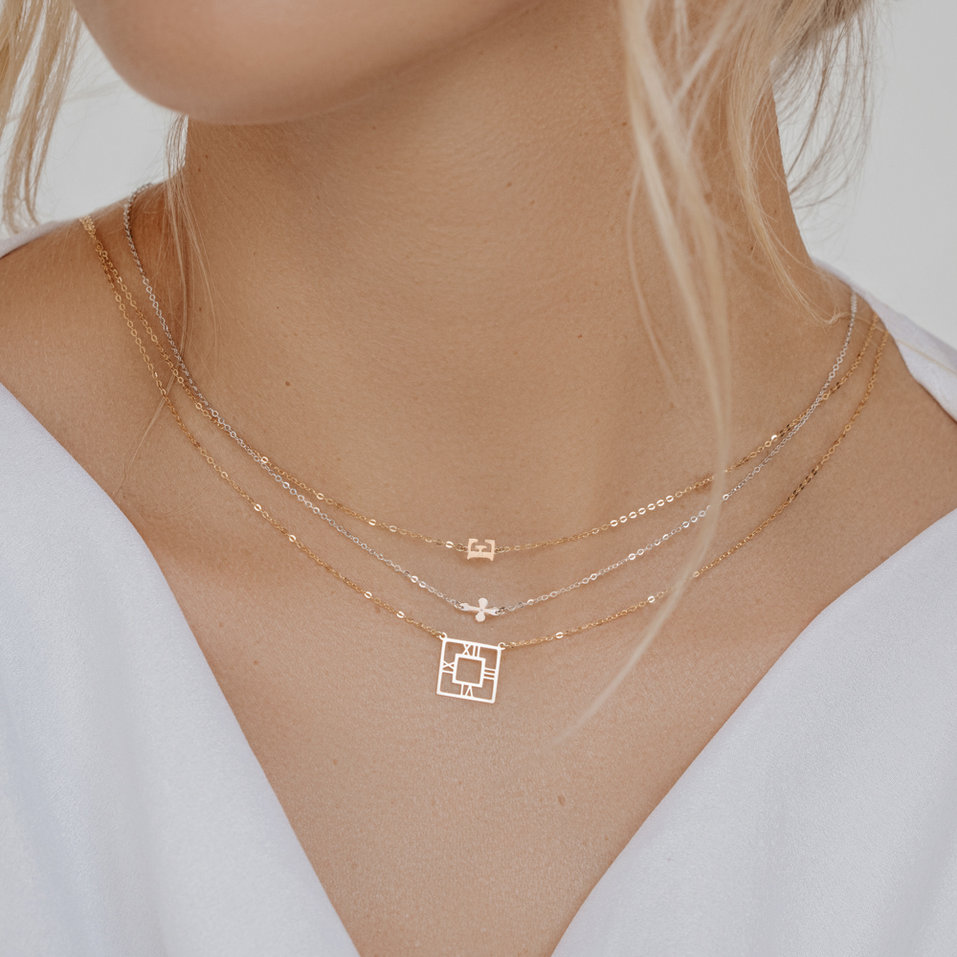 Náhrdelník s diamantom Big Line U