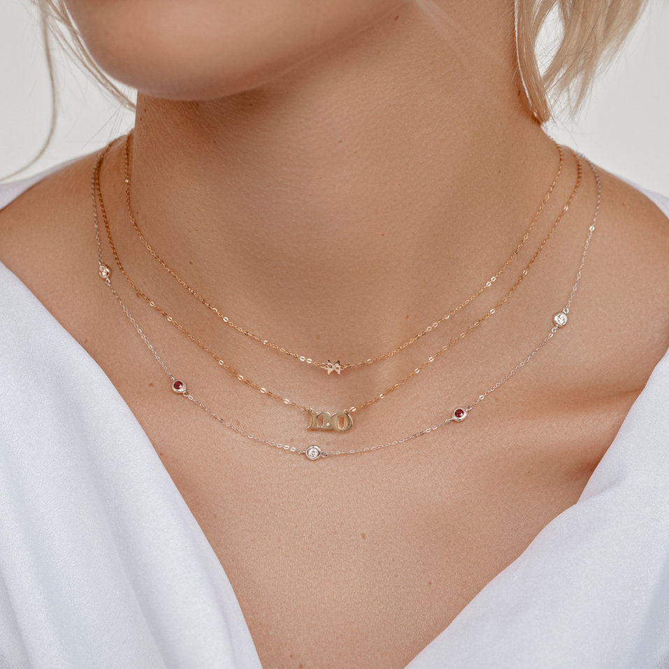 Náhrdelník s diamantom Big Line X