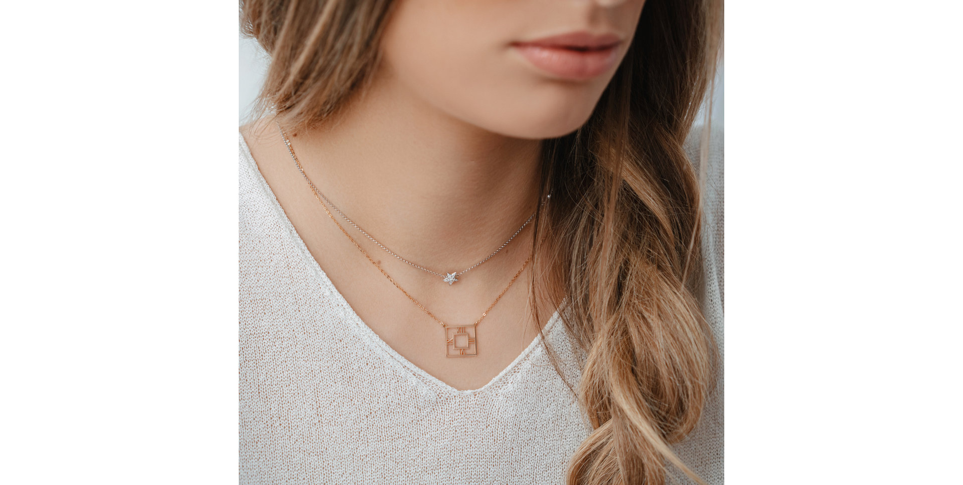 Náhrdelník s diamantom Special Time