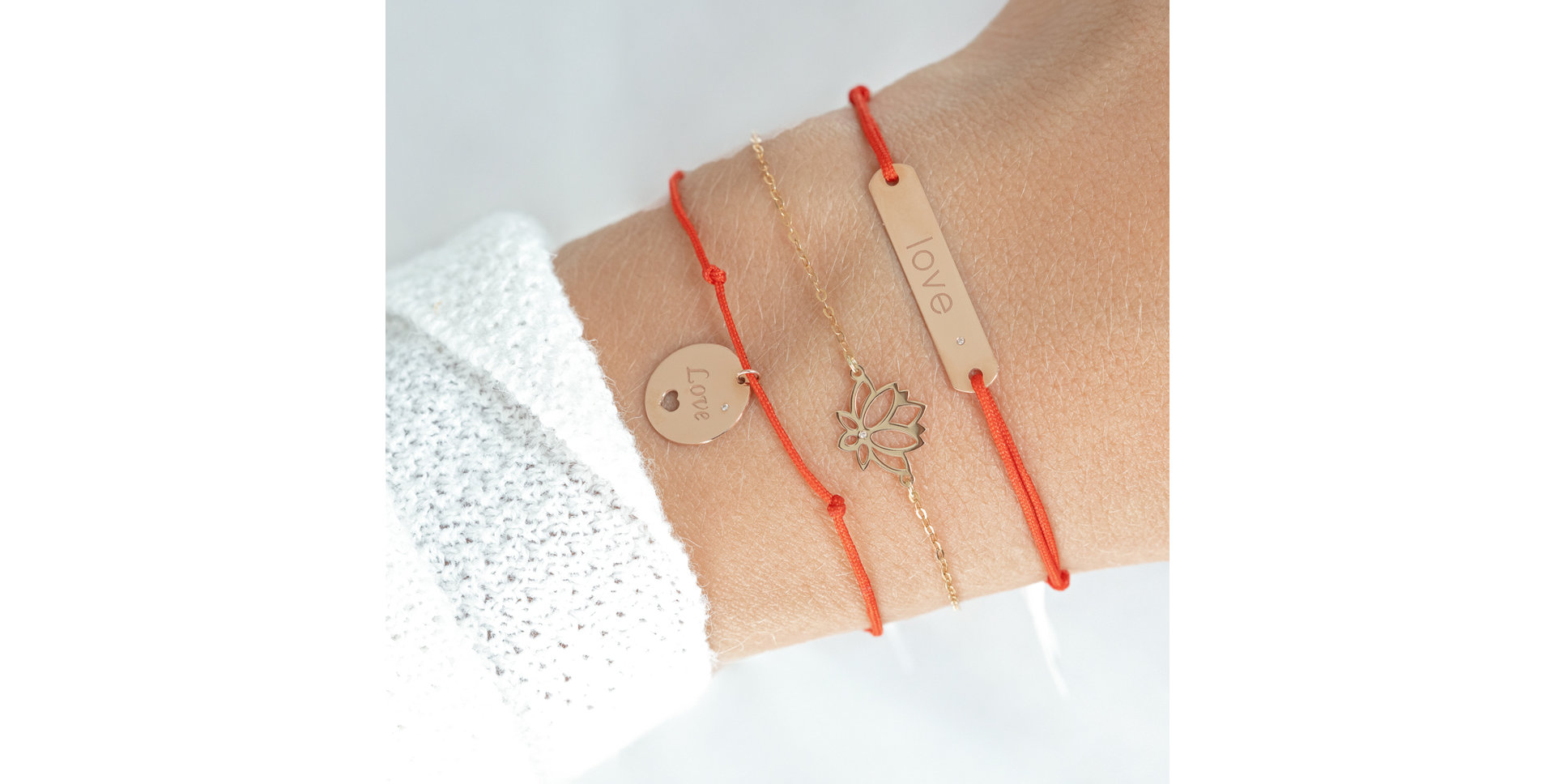 Náramok s diamantom Lotus