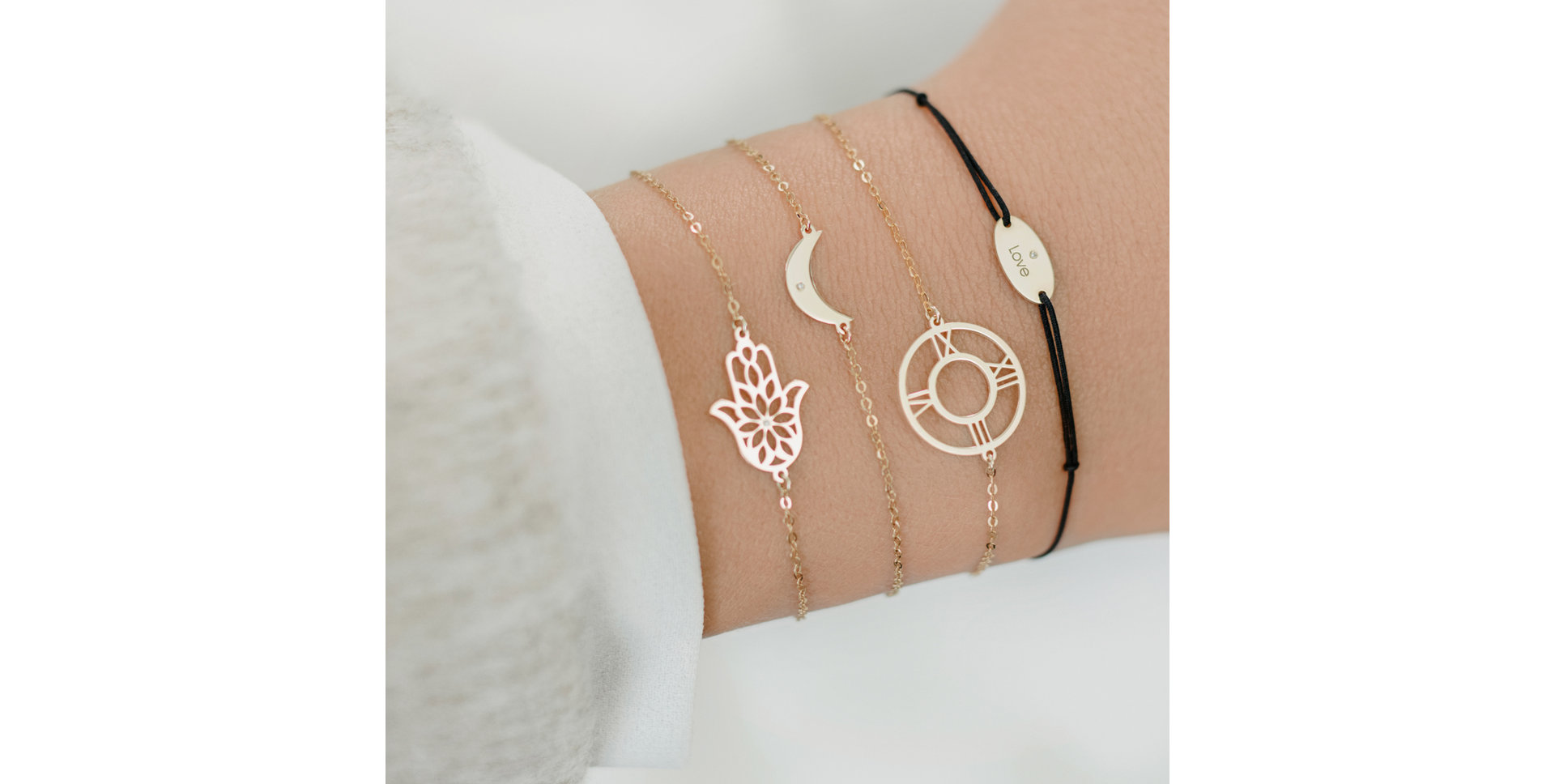 Náramok s diamantom Love Hour