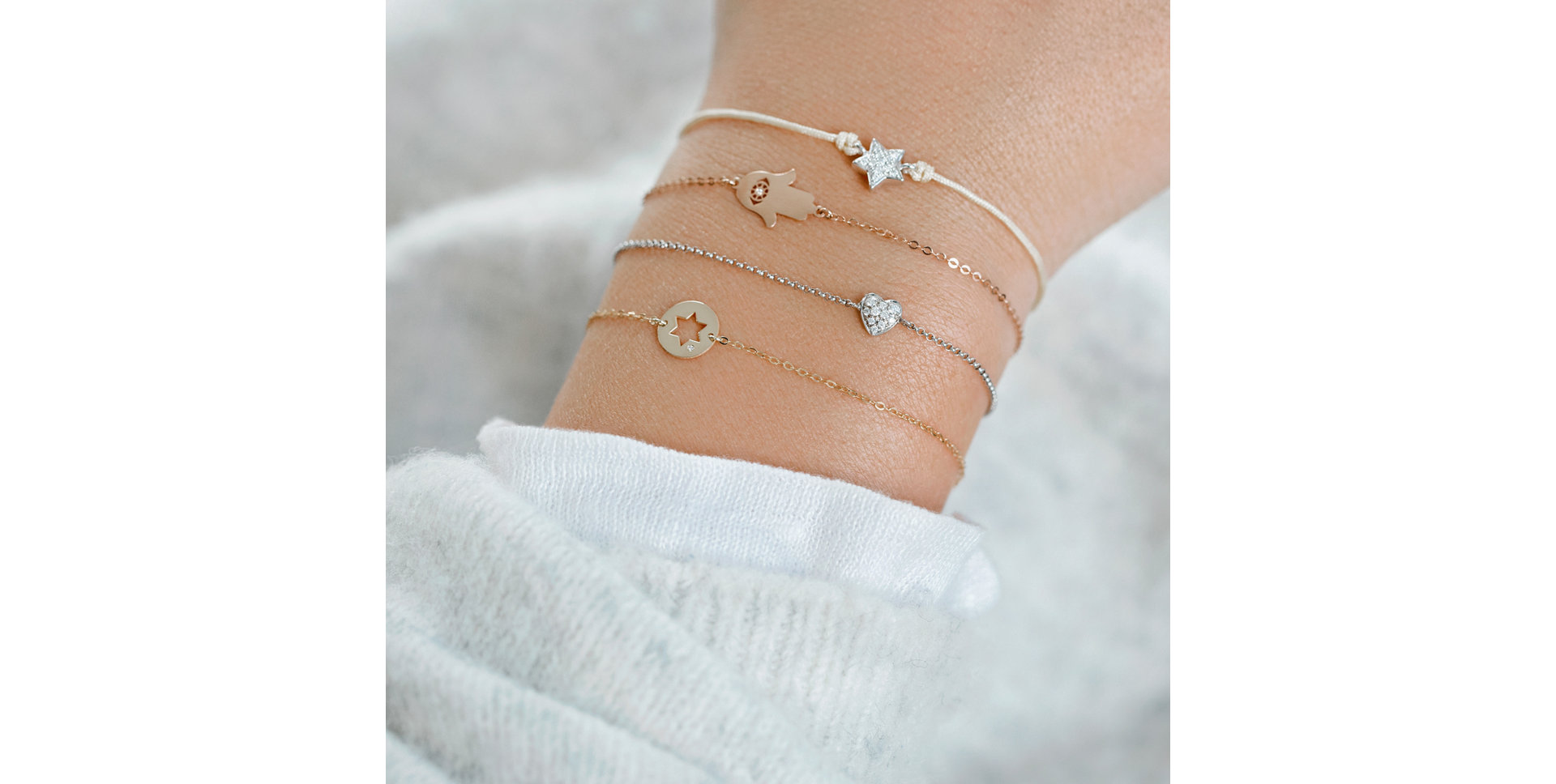 Náramok s diamantom Jude Star