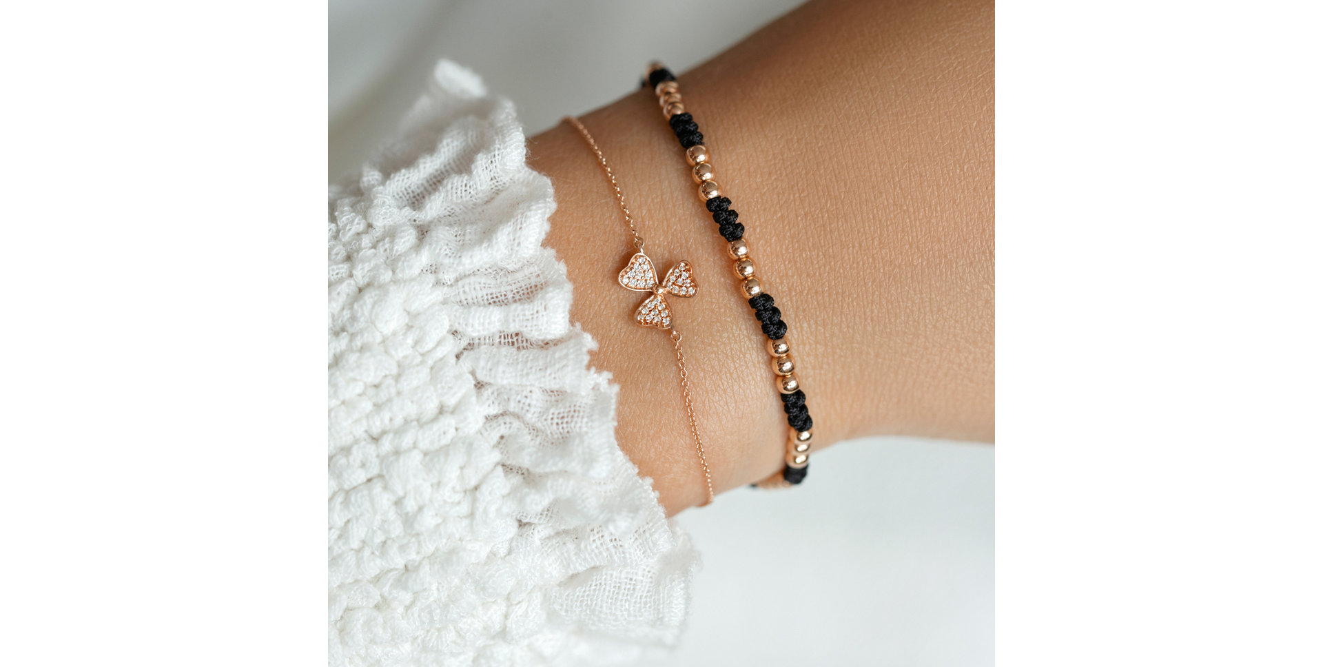 Náramok s diamantmi Petal