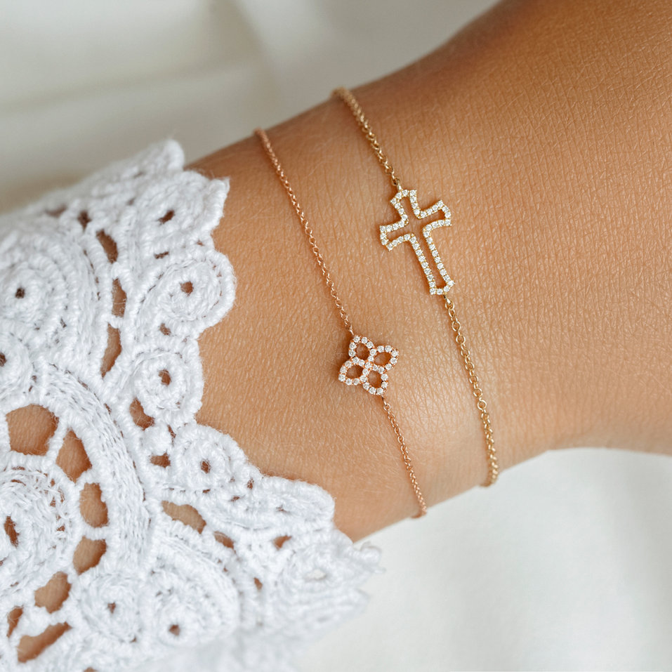 Náramok s diamantmi Cross