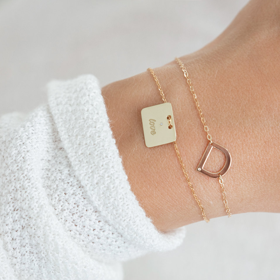 Náramok s diamantom Big Line D