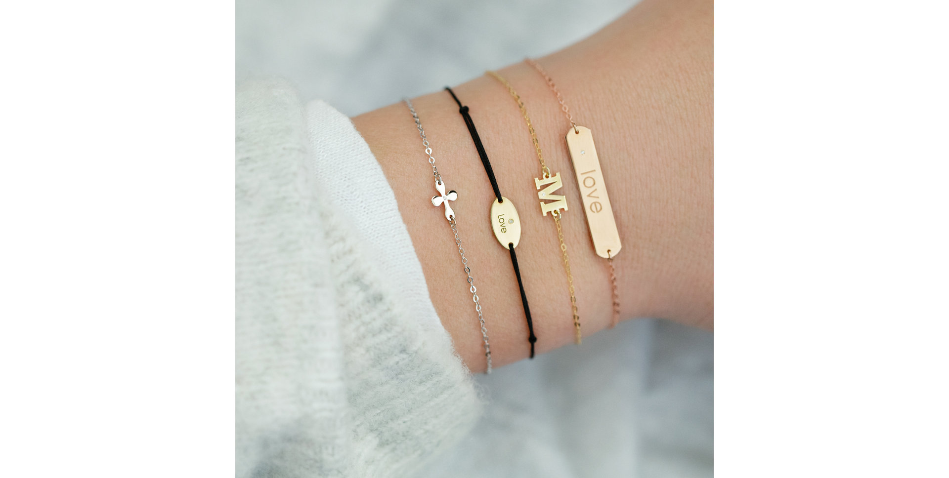 Náramok s diamantom Classic Big G