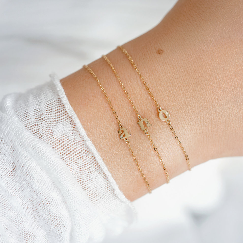 Náramok s diamantom Classic Little N