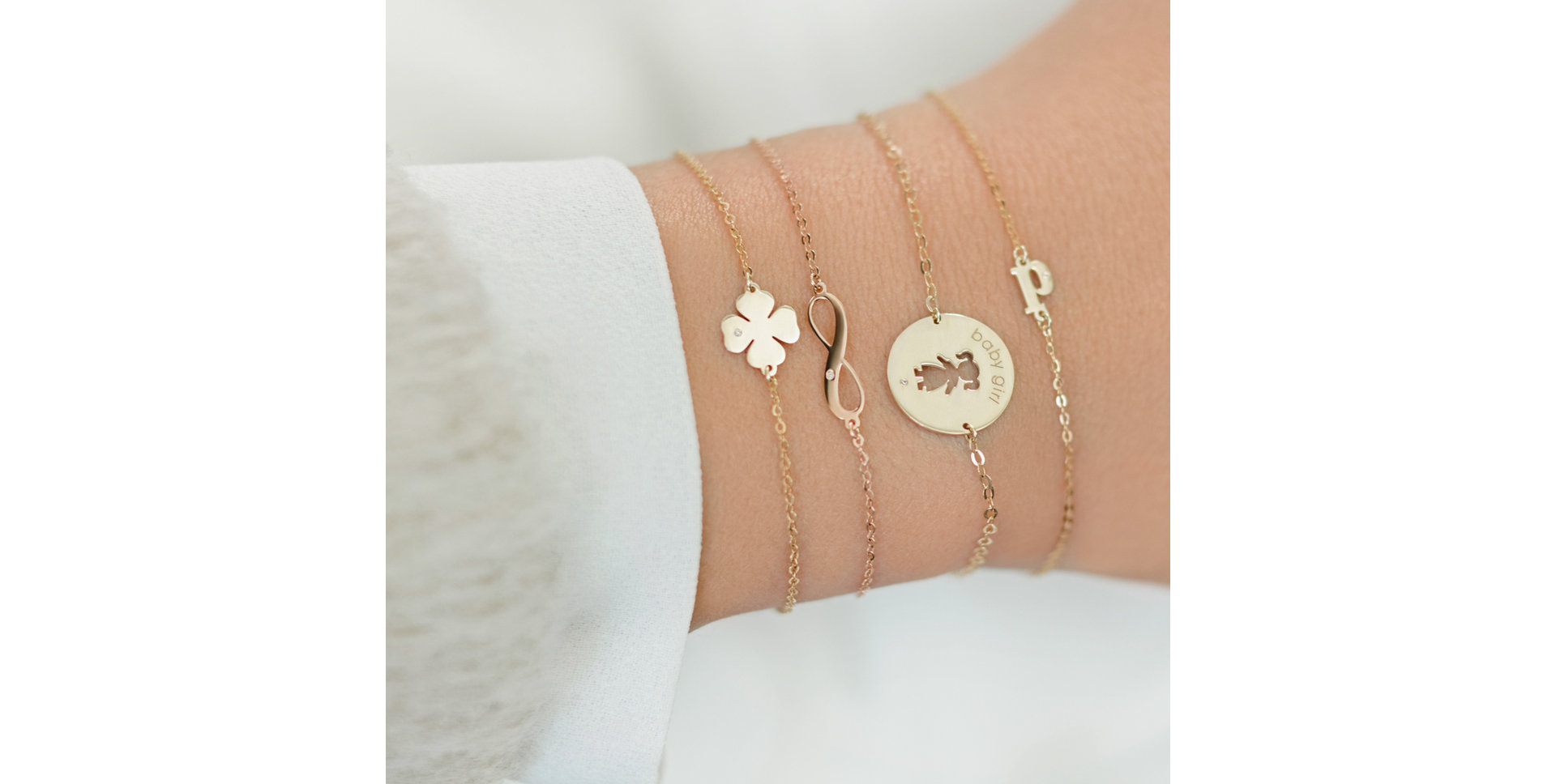 Náramok s diamantom Classic Little R