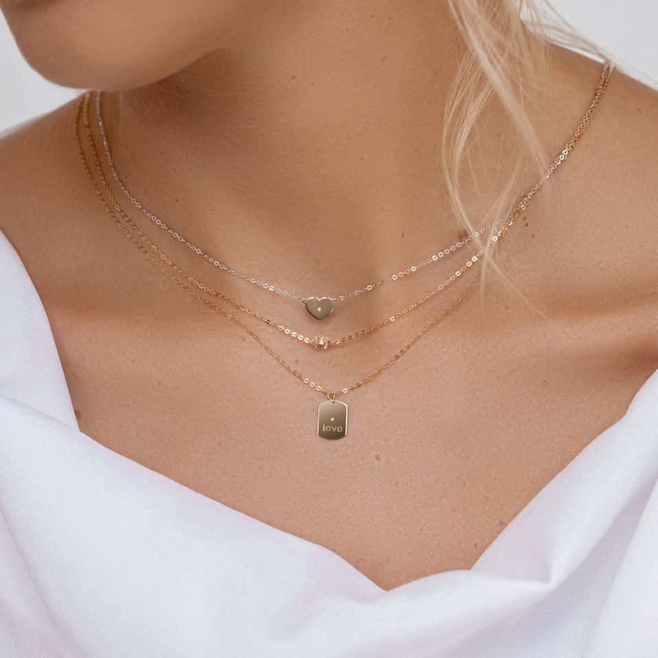 Náhrdelník s diamantom Big Classic M