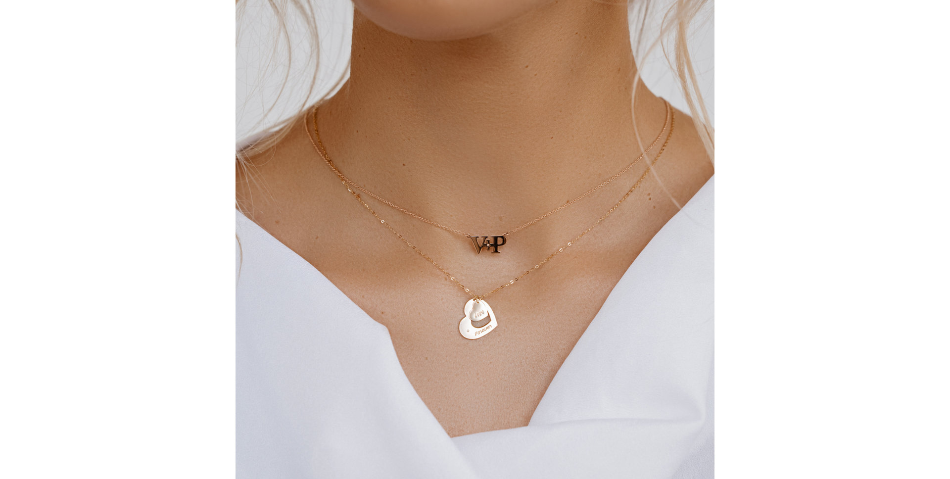 Náhrdelník s diamantom Love Forever