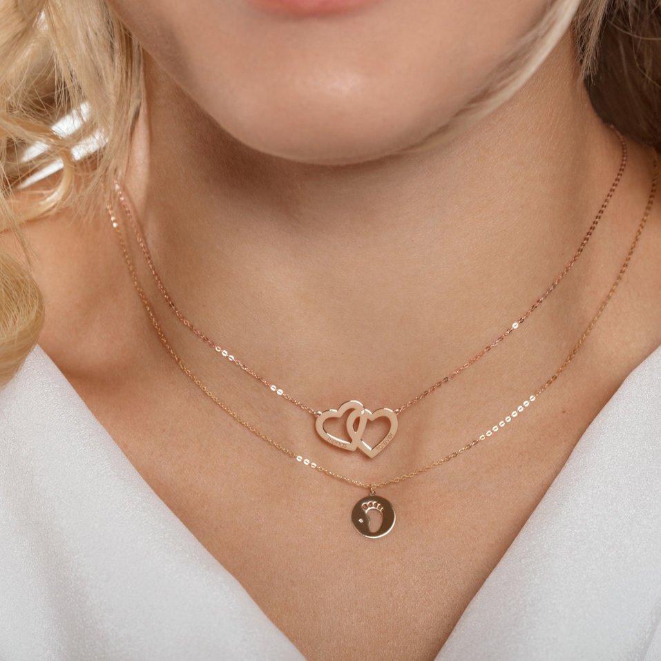 Náhrdelník s diamantom Friends Forever