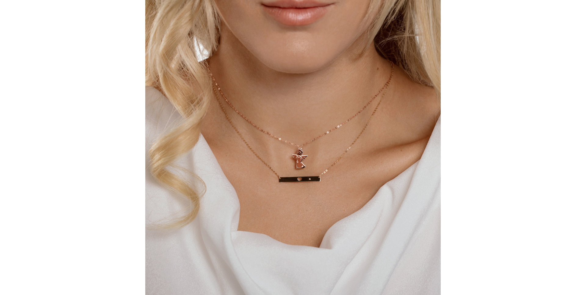 Náhrdelník s diamantom Little Angel