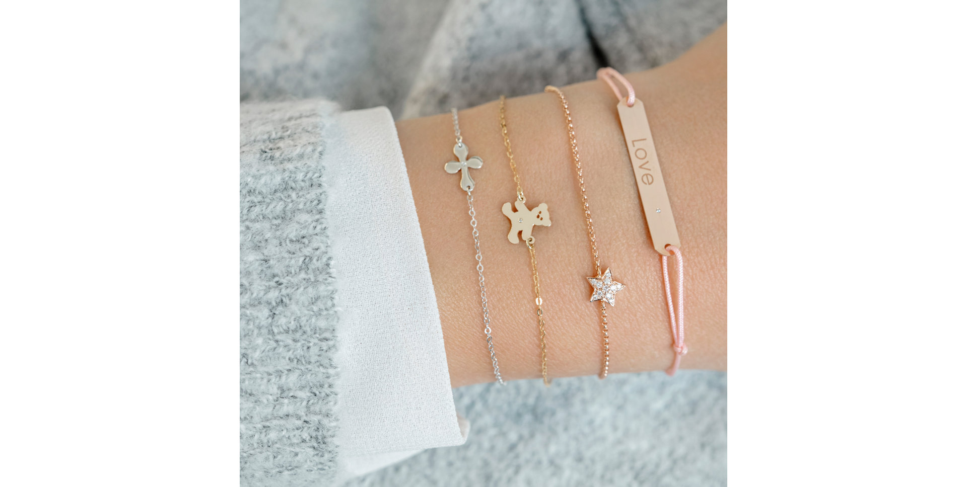 Náramok s diamantom Teddy