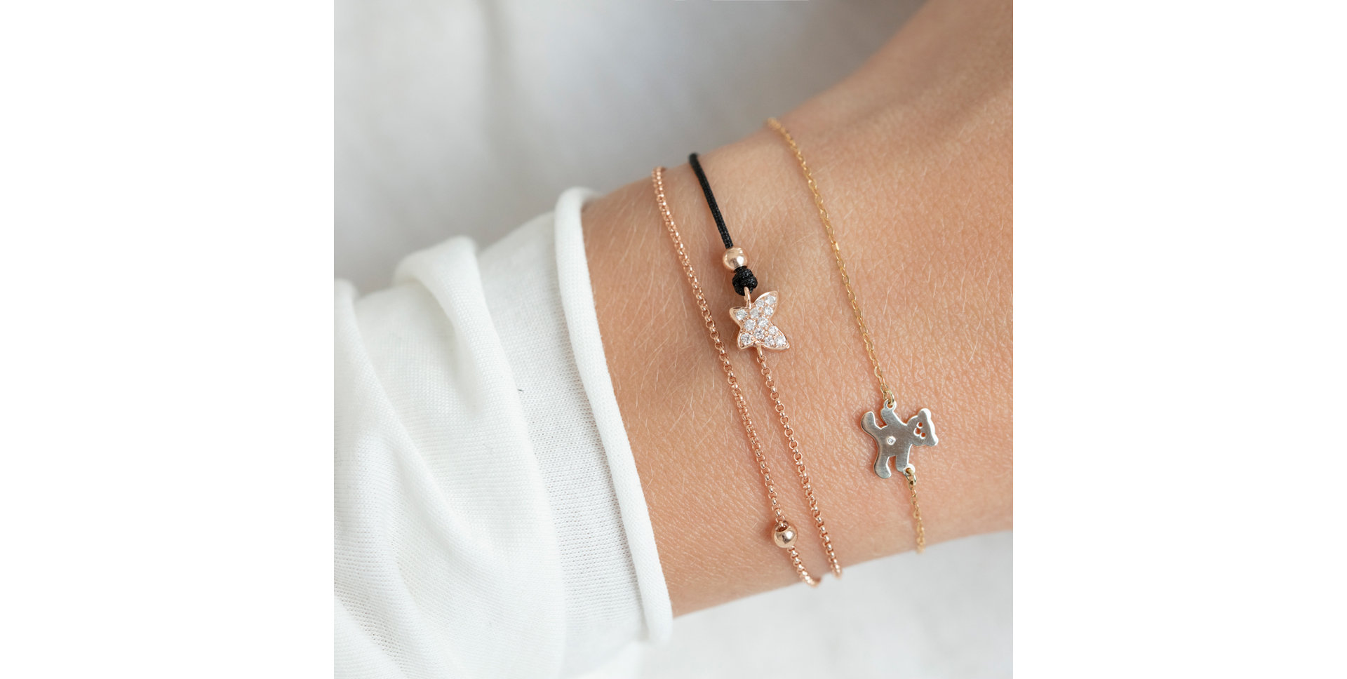 Náramok s diamantom Teddy