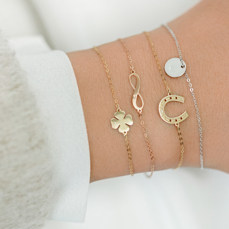 Náramok s diamantom Horseshoe