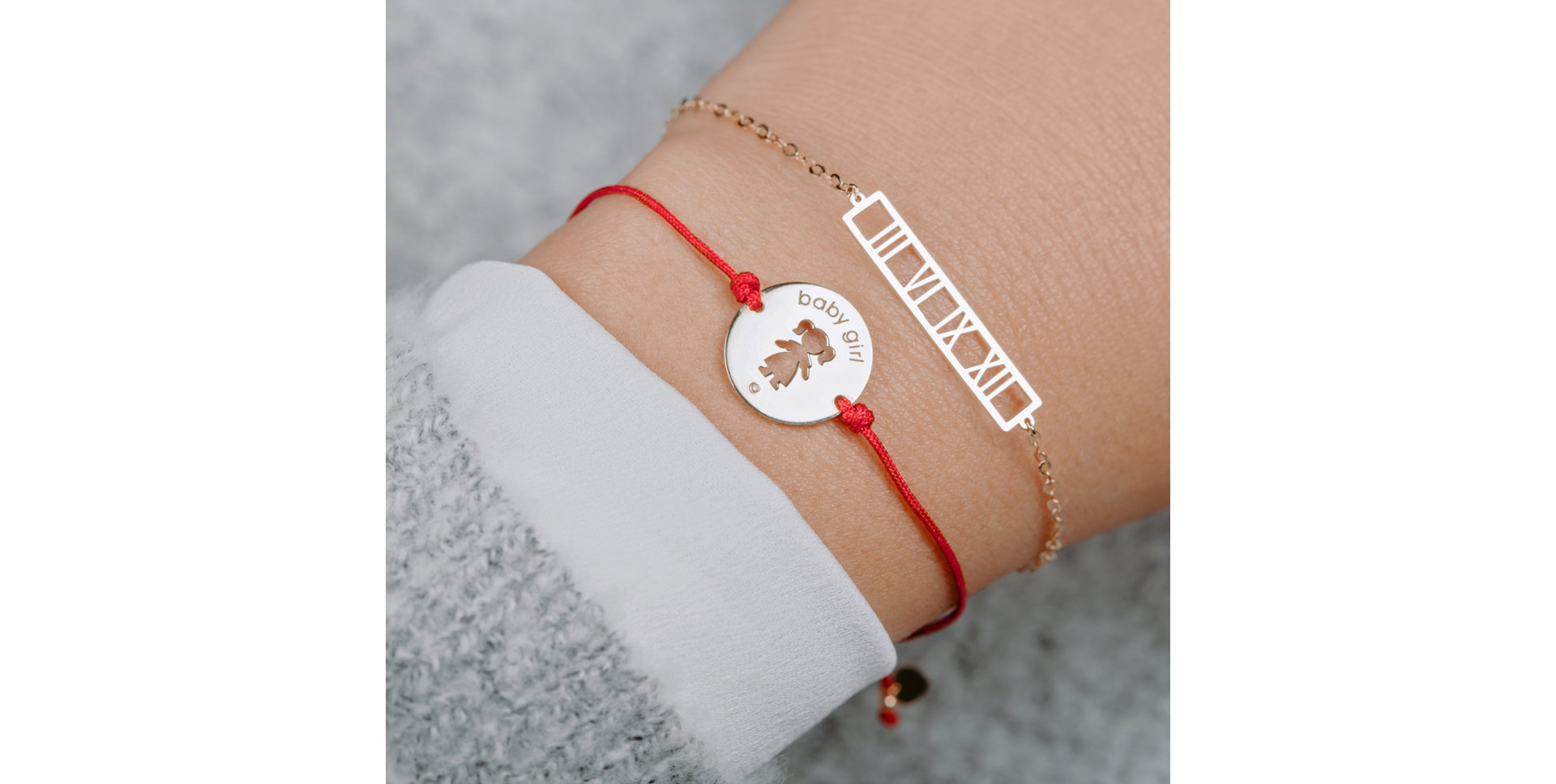 Náramok s diamantom Baby Girl