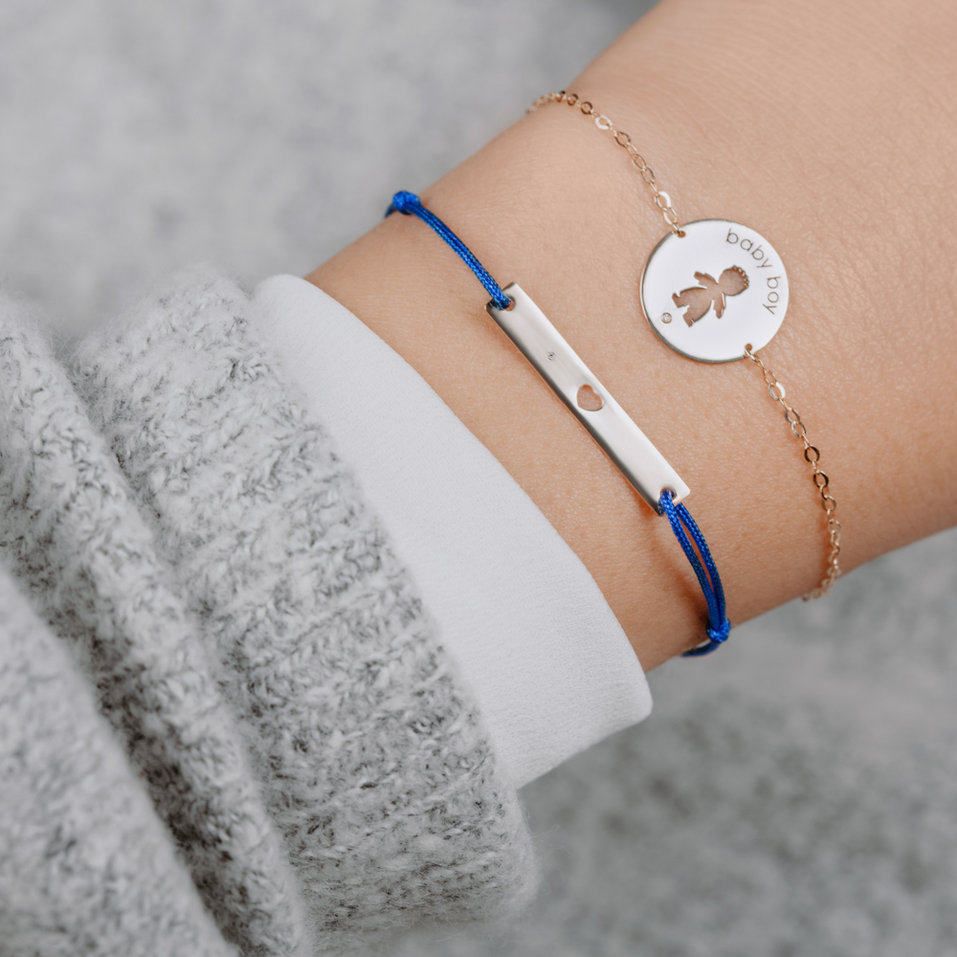 Náramok s diamantom Baby Boy