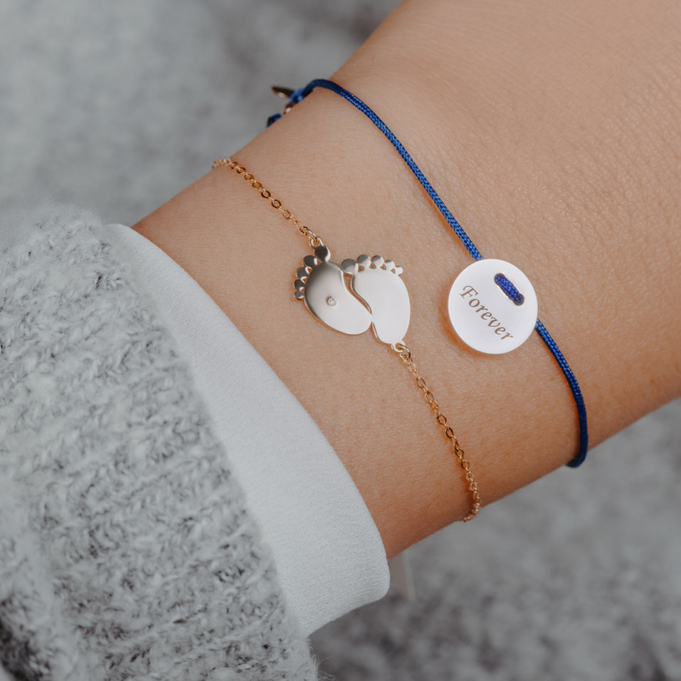 Diamantový náramok so šnúrkou Forever