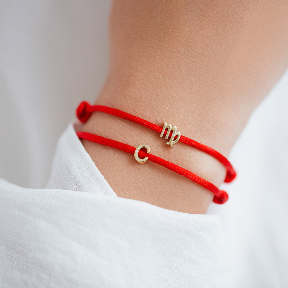 Diamantový náramok so šnúrkou Pisces