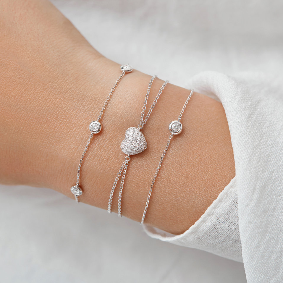 Náramok s diamantmi Sparkling Dots