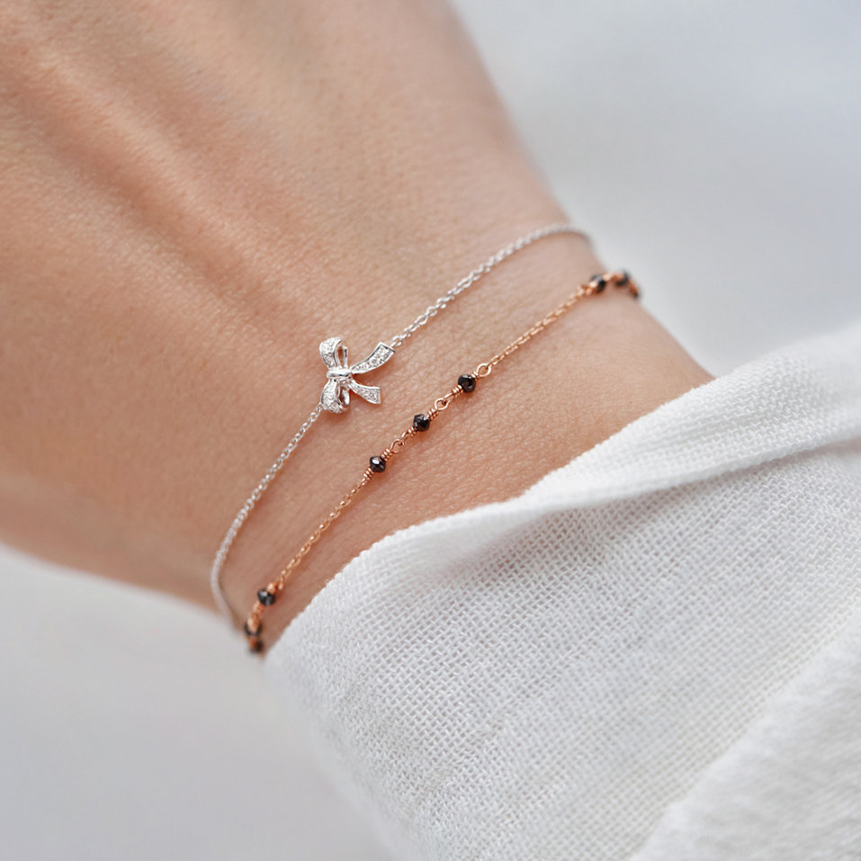 Náramok s diamantmi Shiny Bow