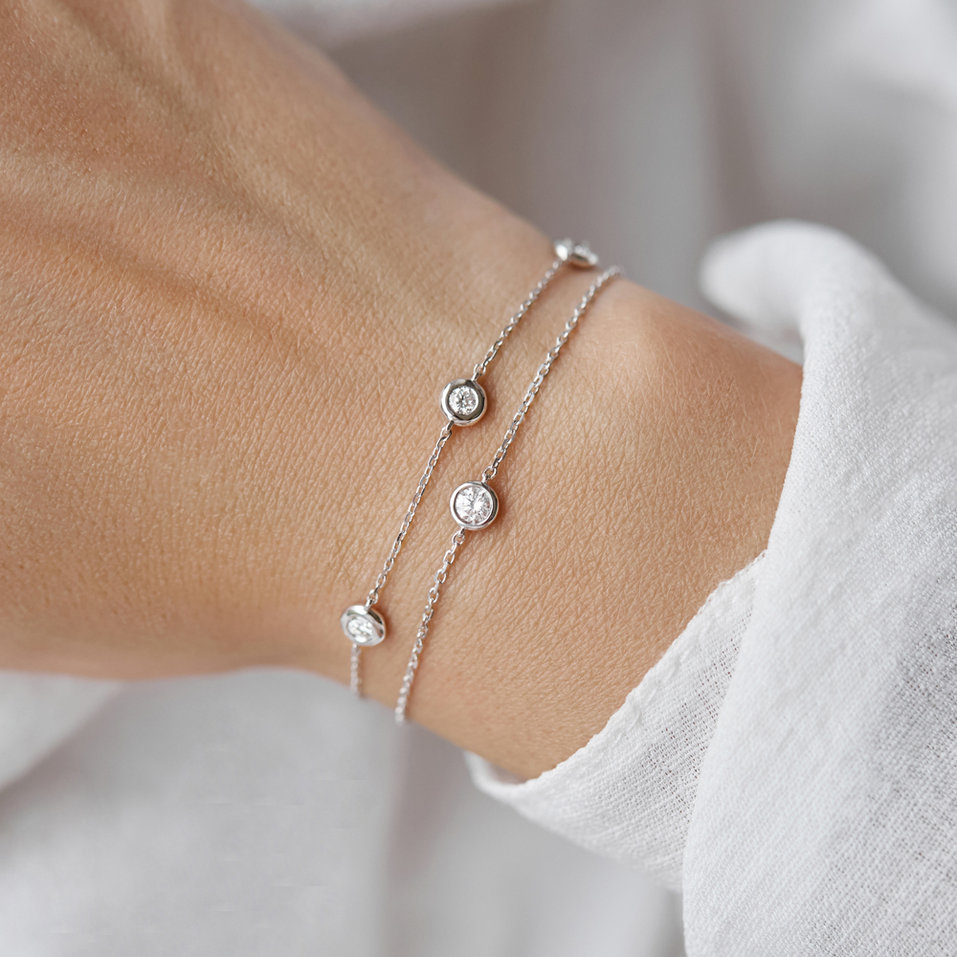 Náramok s diamantmi Sparkling Dots