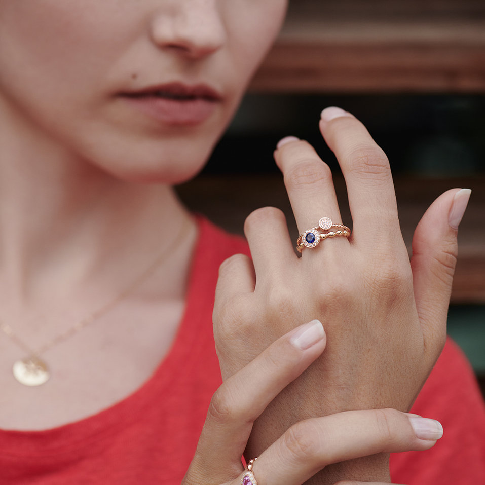 Prsteň s diamantmi Endless Circle