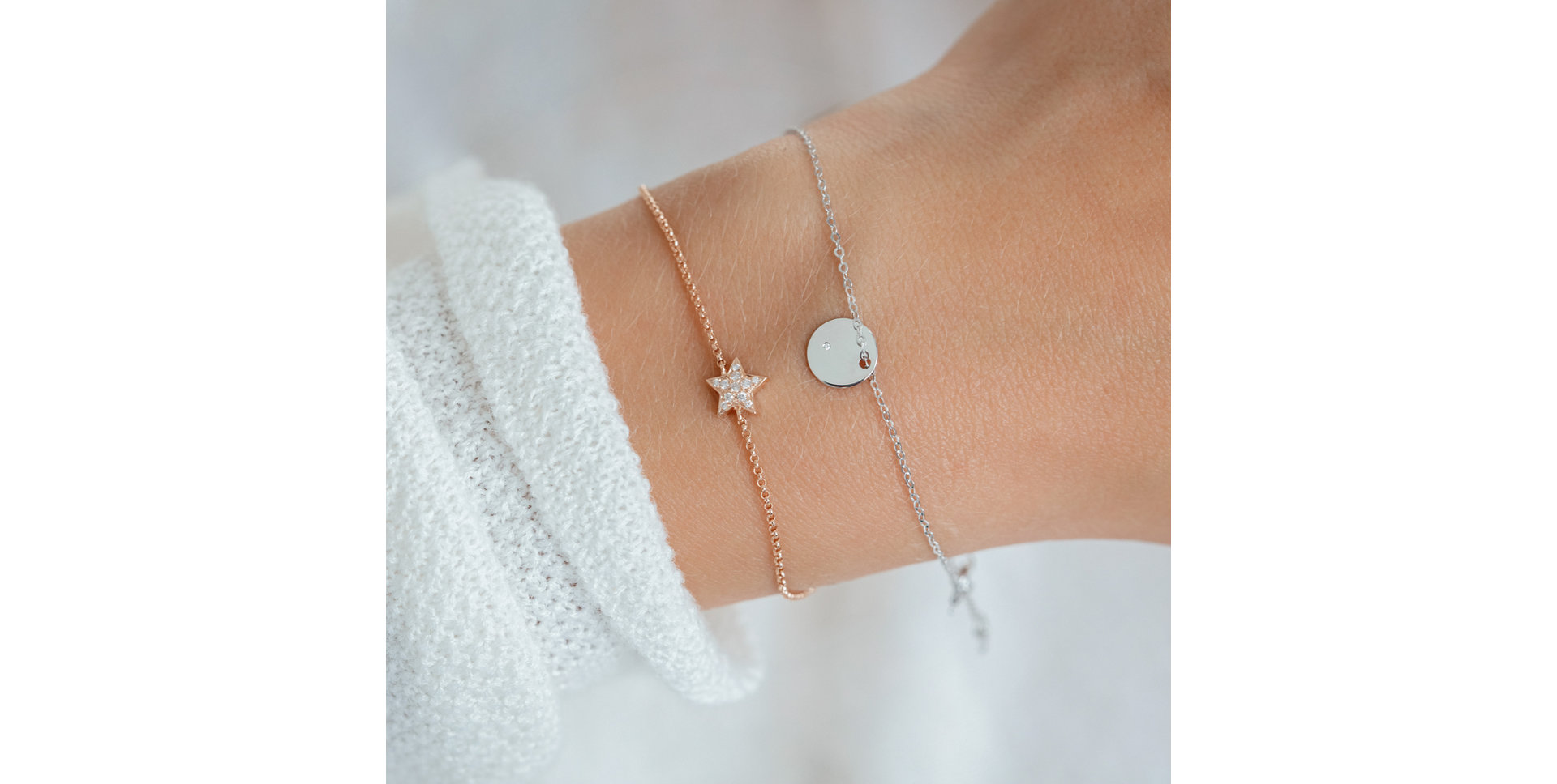 Náramok s diamantmi Night Message