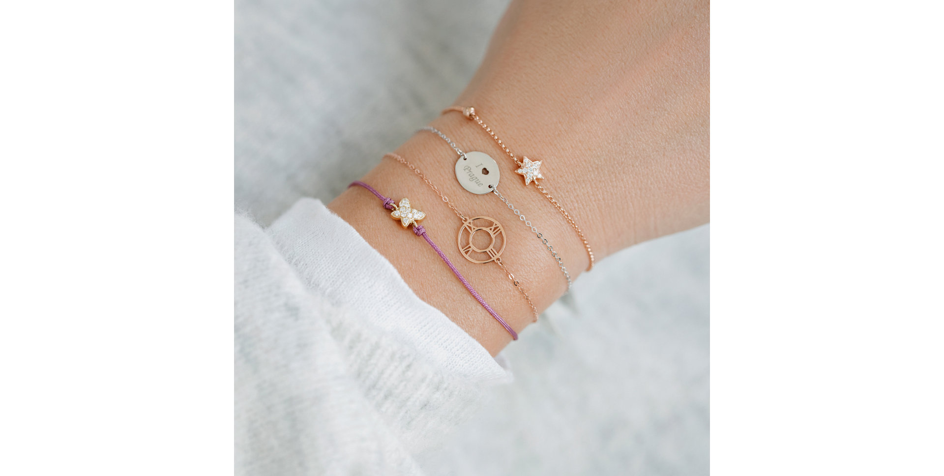 Náramok s diamantmi Heaven Message