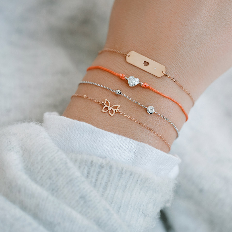 Náramok s diamantom Sky Message